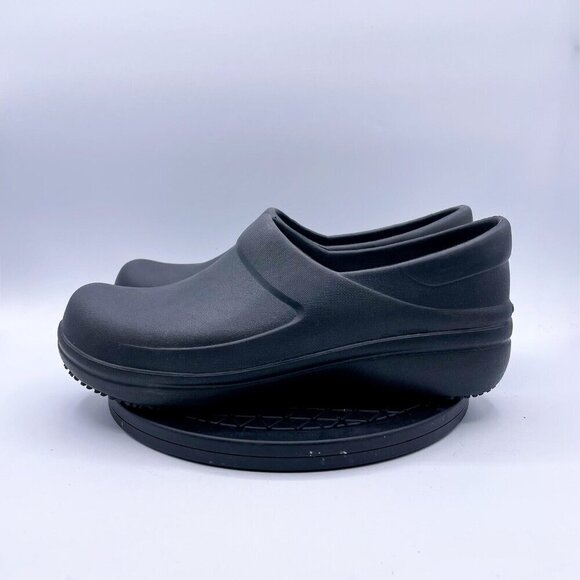 Crocs Shoes Womens 11 Neria Pro II Clogs Black Comfort Closed Toe Rubber - Picture 2 of 9